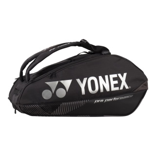 Yonex Racketbag Pro Racquet (Racket bag, 3 main compartments, Thermo compartment) 2024 black 9-pack